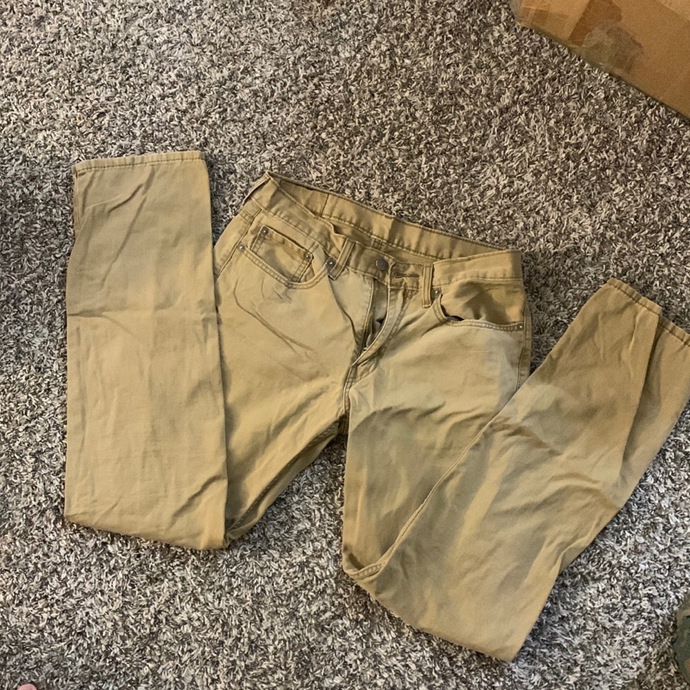 Levi’s slim straight khaki pants